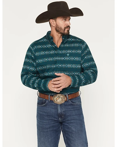Ariat Men's Brando Southwestern Print Long Sleeve Button-Down Western Shirt