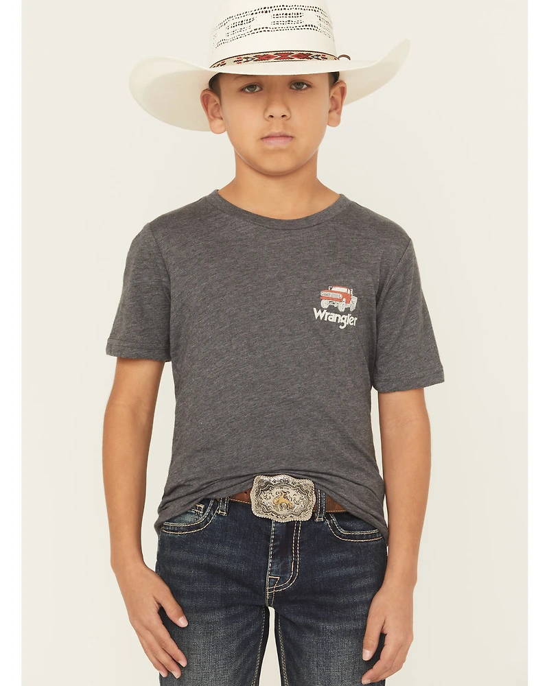 Wrangler Boys' Truck Short Sleeve Graphic T-Shirt