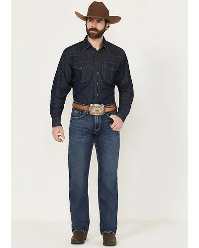 Ariat Men's M2 Camilo Dark Wash Relaxed Bootcut Rigid Denim Jeans