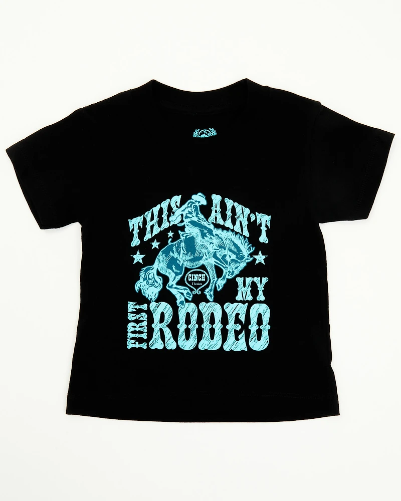 Cinch Toddler Boys' Ain't My First Rodeo Short Sleeve Graphic T-Shirt