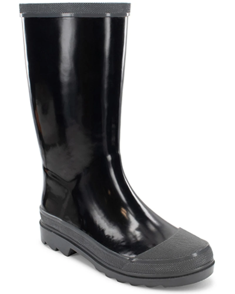 Western Chief Boys' Solid Mid Rain Boots