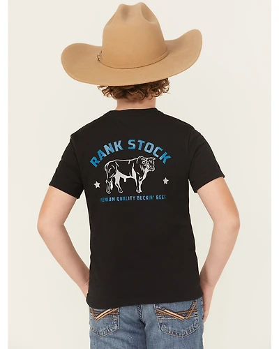 Hooey Boys' Rank Stock Short Sleeve Graphic T-Shirt