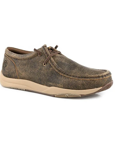 Roper Men's Clearcut Low Casual Shoes - Moc Toe