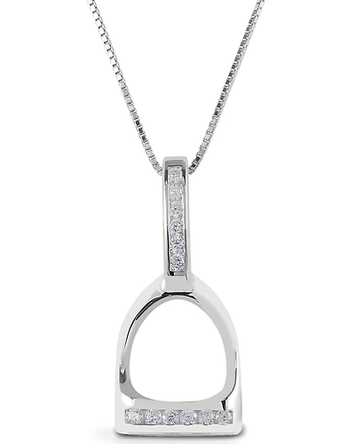 Kelly Herd Women's Large English Stirrup Necklace