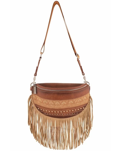 Red Dirt Hat Women's Fringe Sling Crossbody Bag
