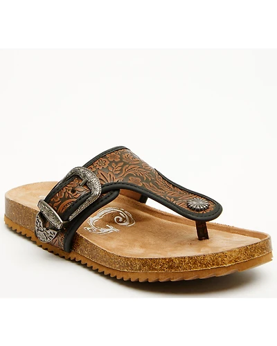 Very G Women's Texas Embossed Sandals