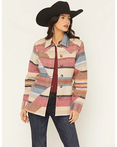 Idyllwind Women's Mistywinds Printed Blanket Shacket