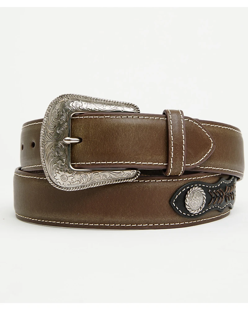 Nocona Men's Ribbon Concho Western Belt