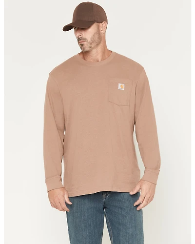 Carhartt Men's Loose Fit Heavyweight Long Sleeve Pocket Work T-Shirt