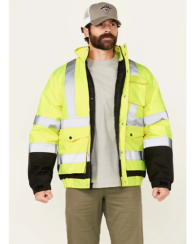 Hawx Men's Hi-Vis Bomber Jacket