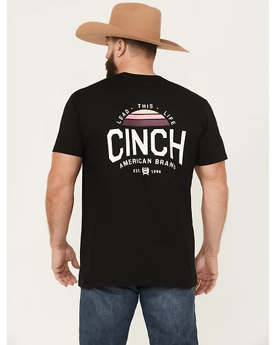 Cinch Men's Lead This Life Short Sleeve Graphic T-Shirt