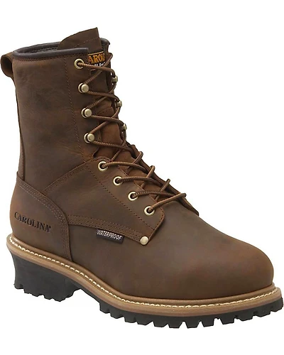 Carolina Men's MetGuard Elm Int 8" Logger Boots - Steel Toe