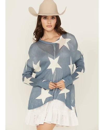 Rock & Roll Denim Women's Star Sweater