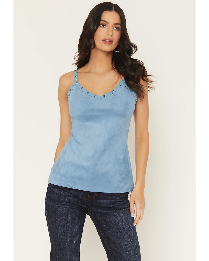 Idyllwind Women's Weona Studded Faux Suede Cami