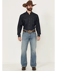 Ariat Men's M4 Corralitos Louis Light Wash Relaxed Bootcut Rigid Denim Jeans