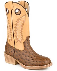 Roper Little Boys' Walker Bumps Western Boots - Square Toe