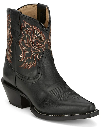 Justin Vintage Women's Isabella Western Booties - Snip Toe