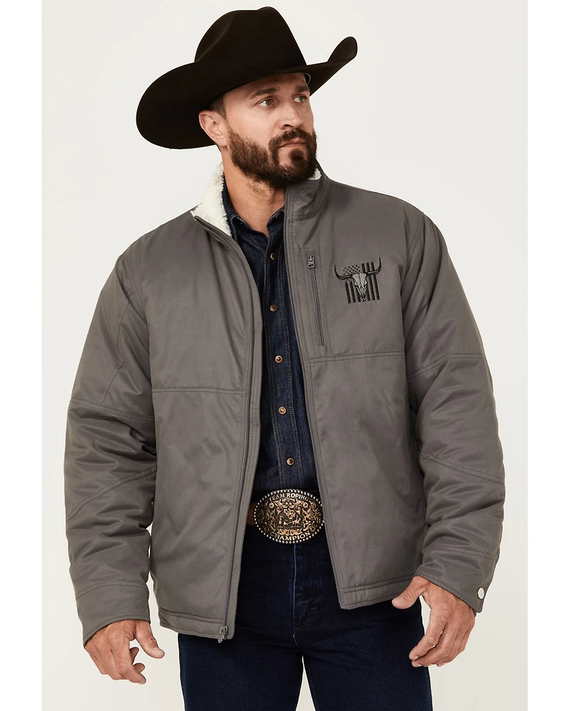Cowboy Hardware Men's Embroidered Conceal Carry Softshell Jacket