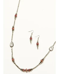 Shyanne Women's Strawberry Skies Stamped Cactus Jewelry Set - 2 Piece