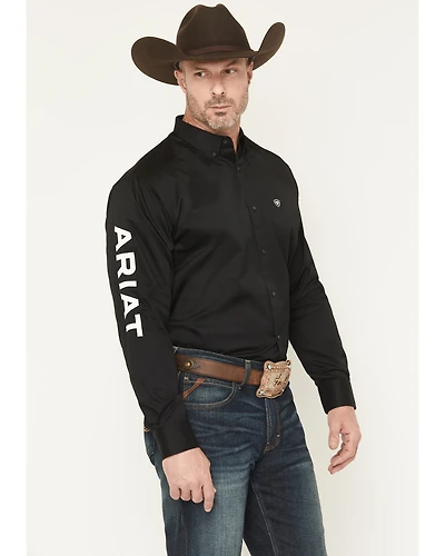 Ariat Men's Long Sleeve Logo Western Shirt