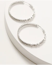Lainey Wilson Women's Metal Meadows Beaded Hoop Earrings