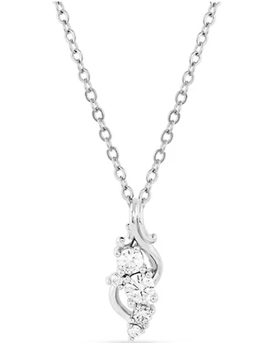 Montana Silversmiths Women's Fiery Ice Flower Necklace