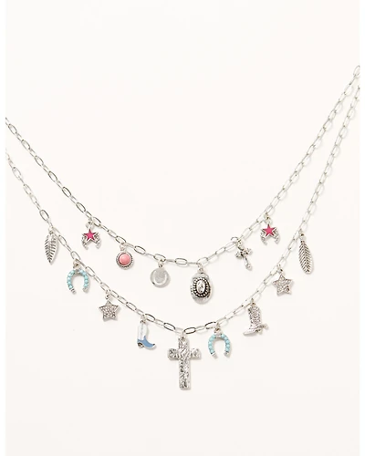 Shyanne Women's Western Charm Layered Necklace