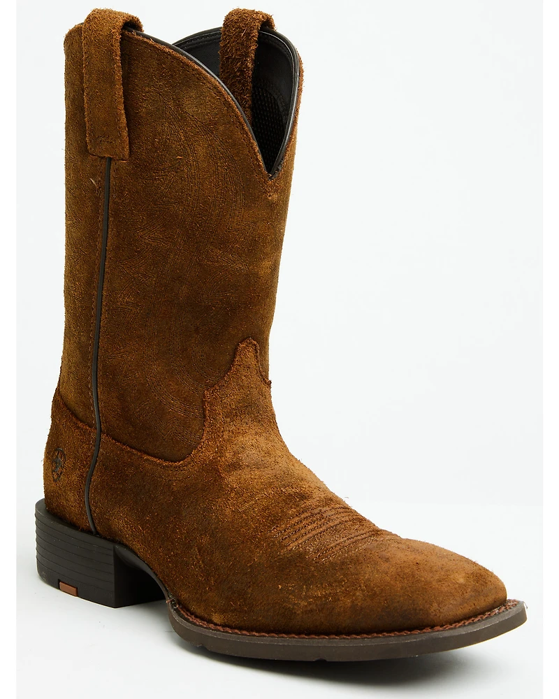 Ariat Men's Sport Big Country Roughout Performance Western Boots - Broad Square Toe