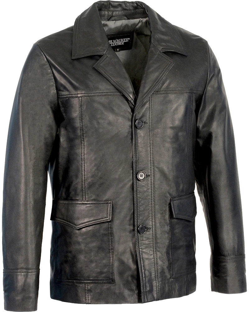 Milwaukee Leather Men's Car Coat Jacket