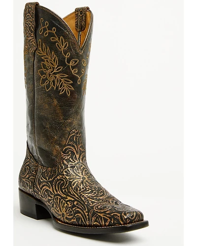 Shyanne Women's Winona Embossed Western Boots - Square Toe