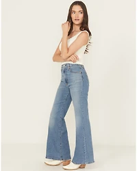 Levi's Women's So Nice Medium Wash Ribcage Stretch Denim Jeans