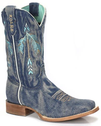 Roper Women's Arrowhead Western Boots - Square Toe