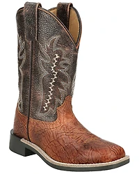 Smoky Mountain Little Boys' Presley Western Boots - Broad Square Toe
