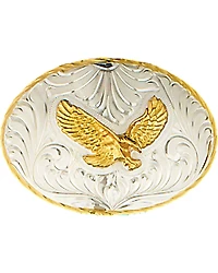 Western Express Men's Silver German Eagle Belt Buckle