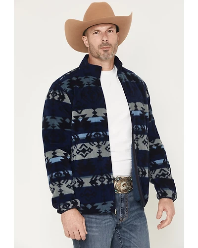 Cody James Men's Barrens Southwestern Print Zip-Up Jacket