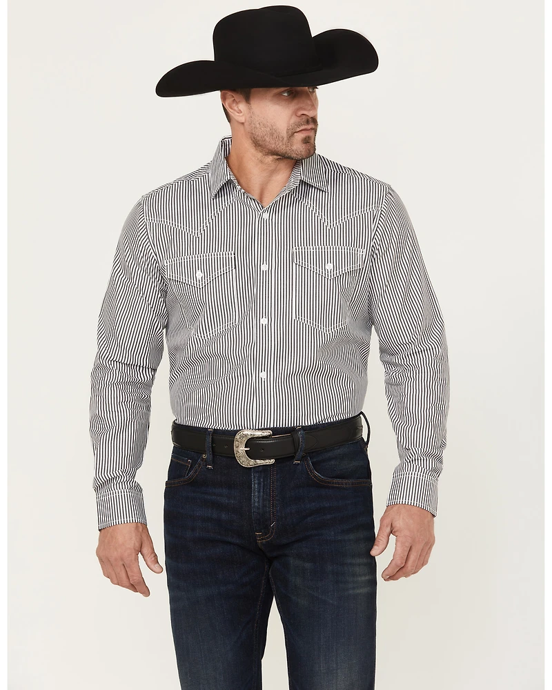 Cody James Black 1978™ Men's Condor Striped Print Long Sleeve Button-Down Western Shirt