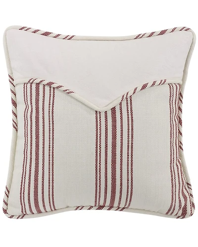 HiEnd Accents Red Stripe Envelope Pillow