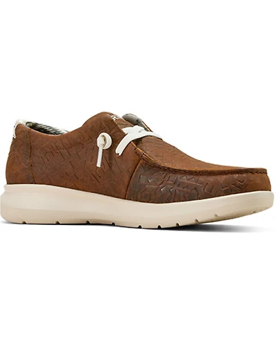 Ariat Men's Hilo Blanket Embossed Casual Shoes - Moc Toe
