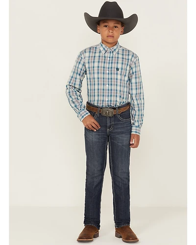 Cody James Boys' Balboa Slim Straight Stretch Denim Jeans