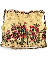Mary Frances Women's In The Wild Gathered Mini Bucket Crossbody Handbag