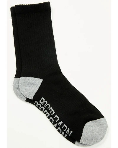 Boot Barn Women's Basic Crew Socks - 3 Pack