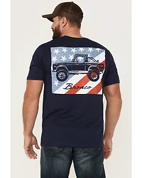 Buckwear Men's USA Velocity Short Sleeve Graphic T-Shirt
