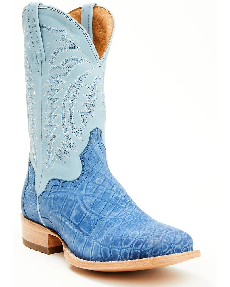 El Dorado Men's Exotic American Alligator Western Boots