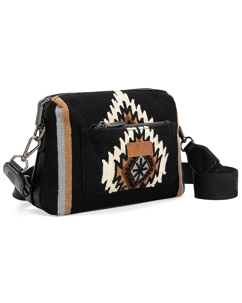Wrangler Women's Daenery's Winter Southwestern Knitted Crossbody Bag