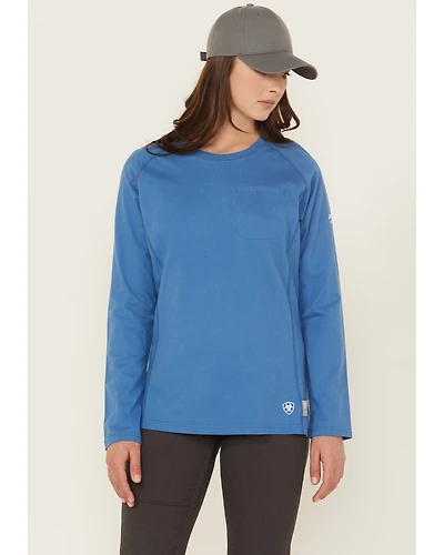 Ariat Women's FR Air Crew Long Sleeve Work Tee