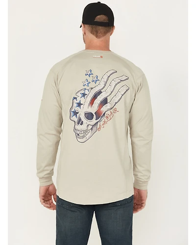 Ariat Men's FR Air USA Scream Long Sleeve Work T-Shirt - Big