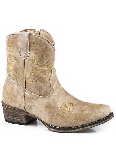 Roper Women's Short Stuff Fashion Booties - Snip Toe