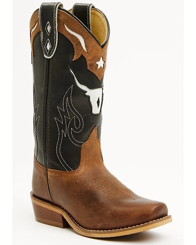 Cody James Boys' Little Show Time Western Boots - Square Toe