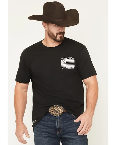 Howitzer Men's Free or Die Short Sleeve Graphic T-Shirt