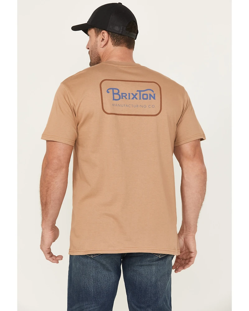 Brixton Men's Grade Logo Short Sleeve Graphic T-Shirt